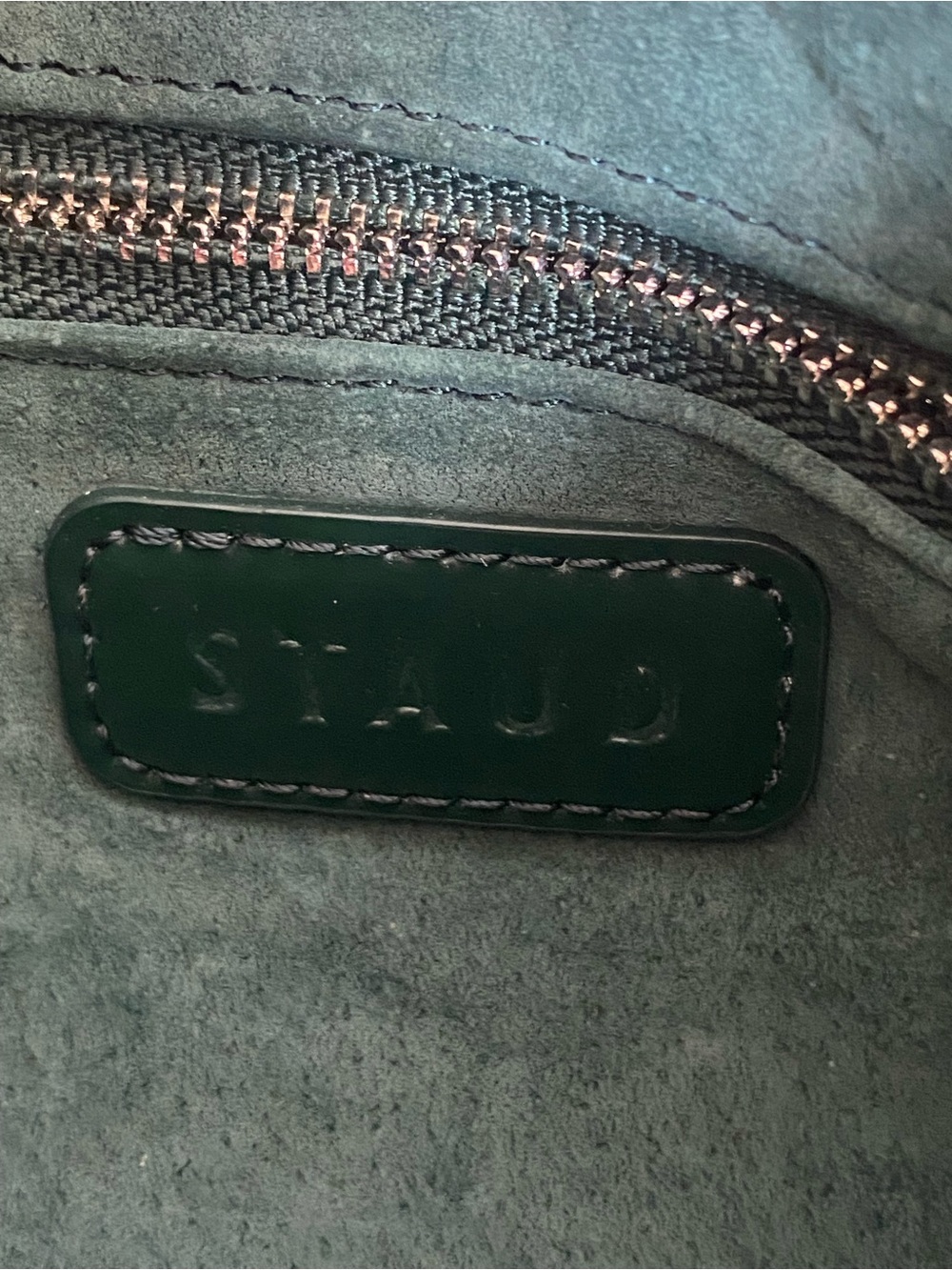 Like-New Staud Scotty Bag in Deep Forest Green w/ Original Dust Bag - Picture 9 of 11